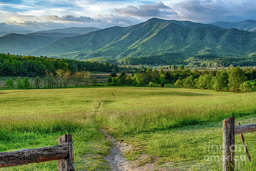 Cades Cove Scenic View Photograph - Cades Cove Overlook 1 by Jimmy Pappas