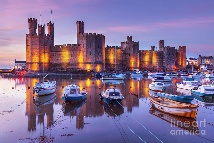 Caernarfon Castle, North Wales Photograph by Neale And Judith Clark