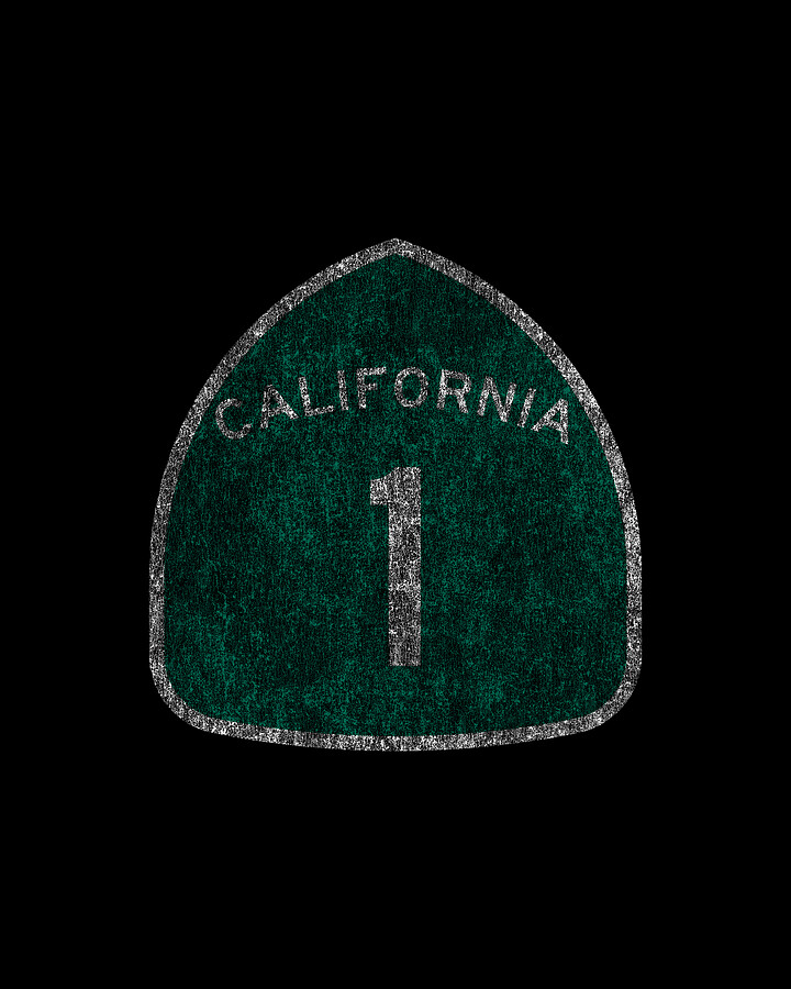 California 1 Pacific Coast Highway Digital Art by Flippin Sweet Gear