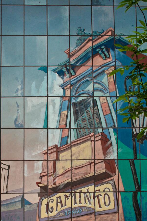 Caminito Tango, A Colorful Mural in Buenos Aires Photograph by Travel Essayist