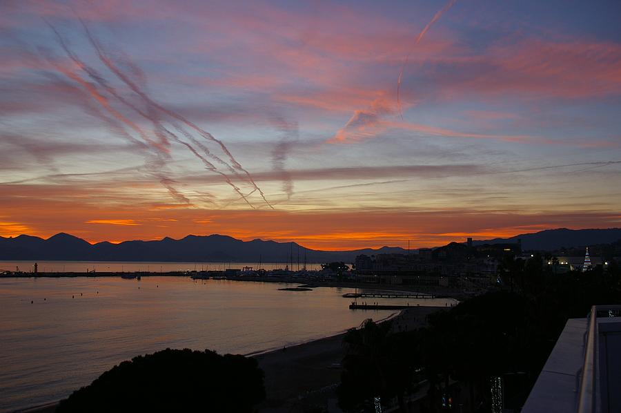 Cannes Sunset 2 Photograph by Murray Croft