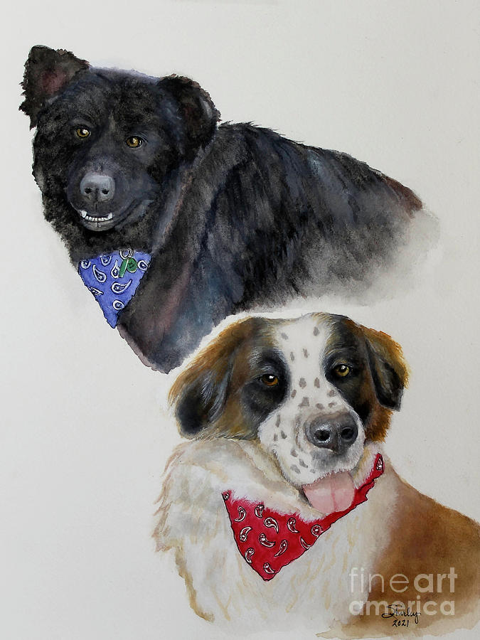 Cant Buy Love, You Rescue It Painting by Shirley Dutchkowski