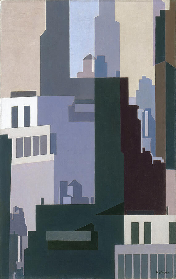 Canyons by Charles Sheeler by Charles Sheeler