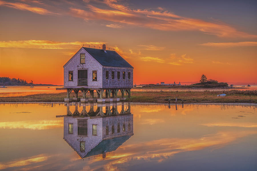 Cape Porpoise Reflections Photograph by Penny Polakoff
