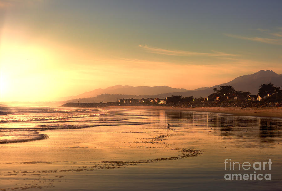 Carpinteria Beach at Sunset Photograph by Kype Hills