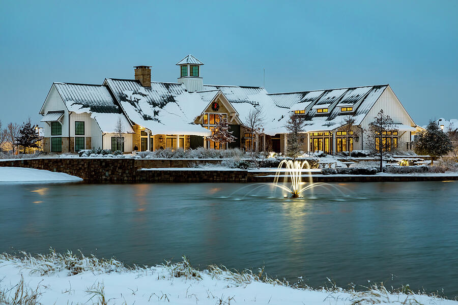 Carriage House Winter Photograph by Kelley King