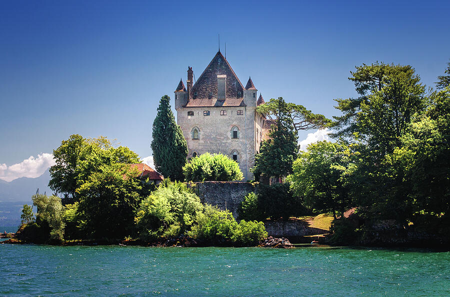 Castle Yvoire Photograph by Steven Nelson