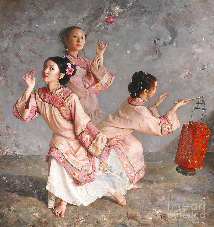 Celestial tune Painting by Mingyue Wang