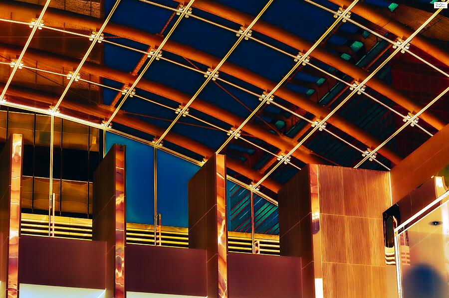 Architectural Ceiling with Modern Design Photograph - Cgy- Architectural Artistic by Alex John Bergerman