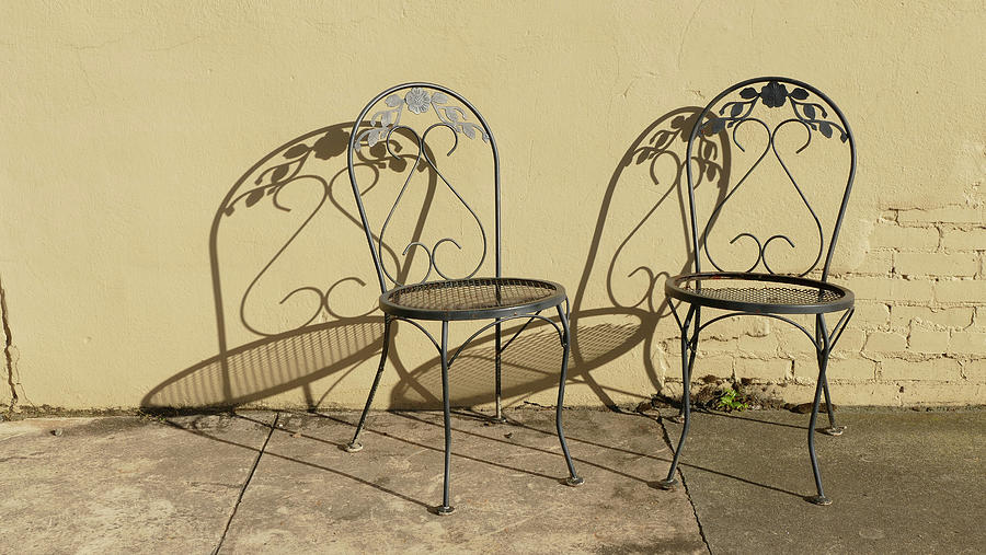 Chair Shadows Photograph by Brian Hare