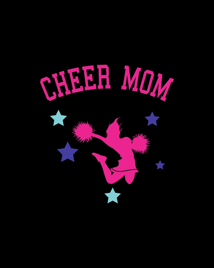 Cheer Mom Digital Art by Flippin Sweet Gear