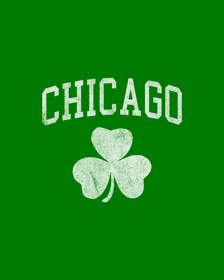 Chicago Irish Shamrock Digital Art by Flippin Sweet Gear