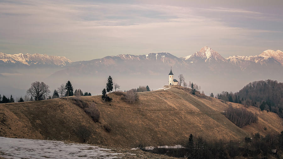Church On Mountain Peaks Photograph by Charnwood Photography Fine Art