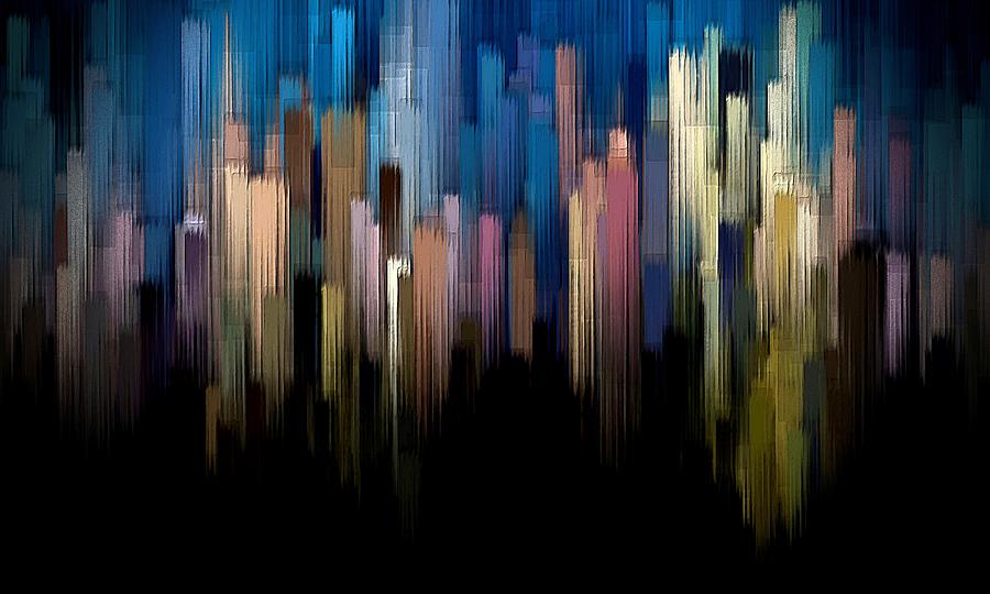City Brush Digital Art by David Manlove