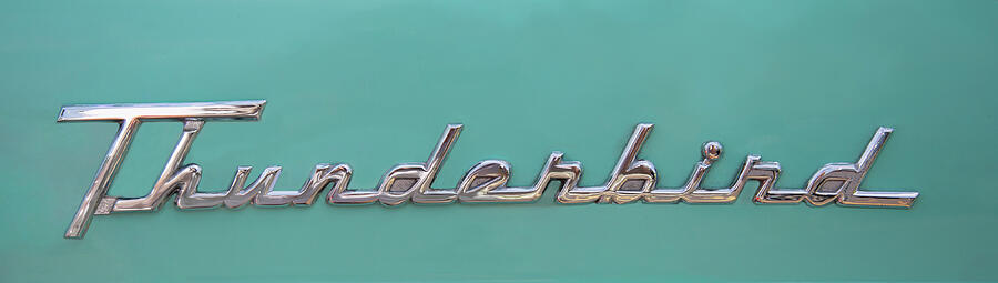 Classic Thunderbird Script Emblem by Dale Kincaid