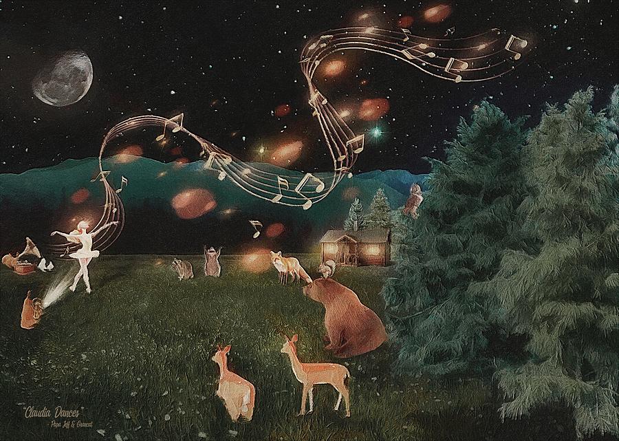 Claudia Dances Painting by Jeffrey Kolker