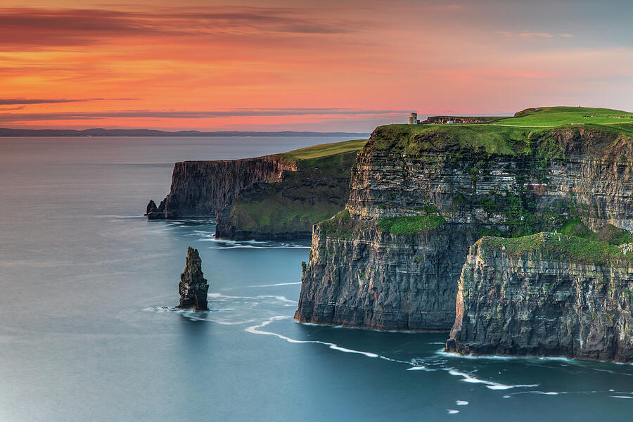 Cliffs of Moher Sunset, Co Clare Photograph by Adrian Hendroff