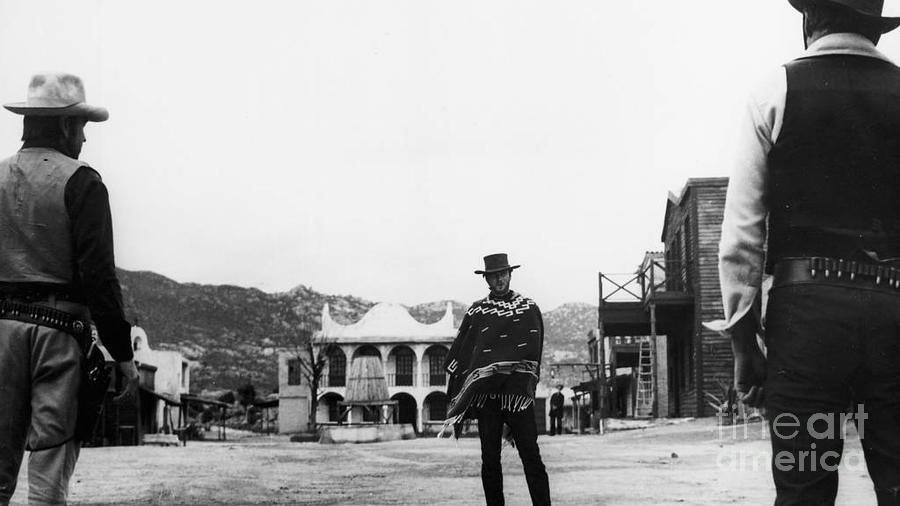 Clint Eastwood - A Fist Full of Dollars 1964 Digital Art by Antonios Valamontes