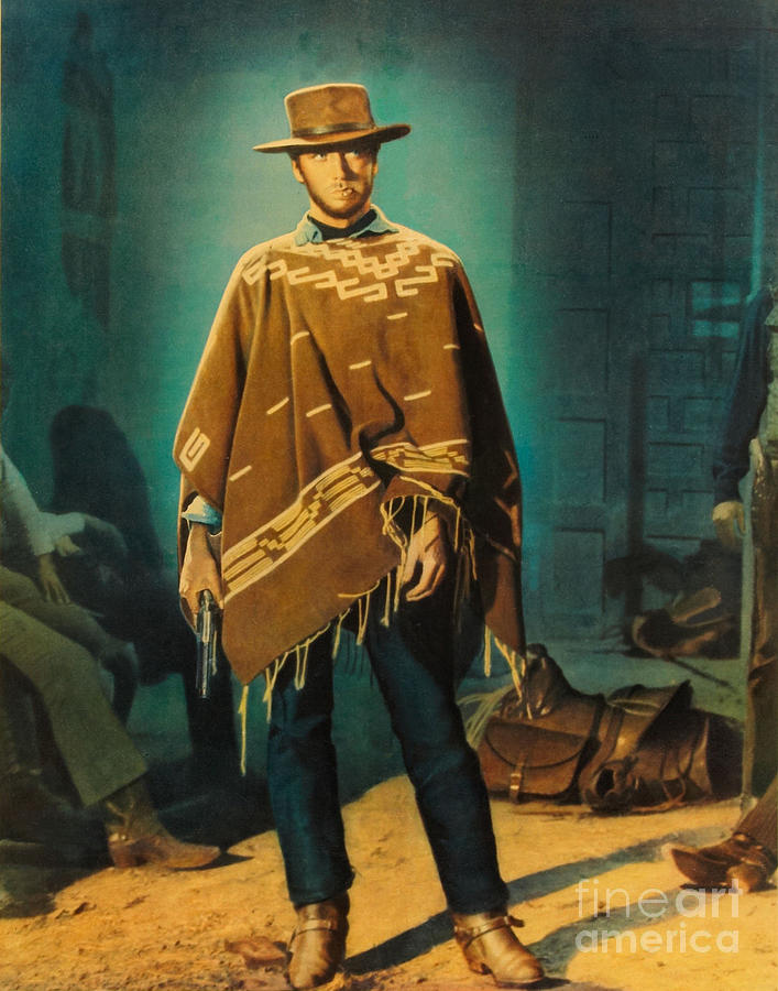 Clint Eastwood - For Few Dollars More Digital Art by Antonios Valamontes