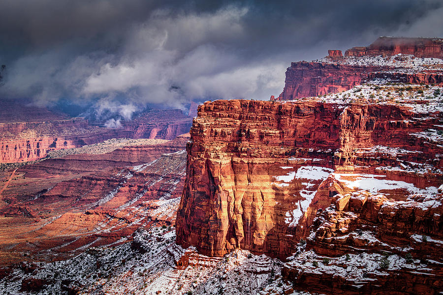 Clouds in the Canyons Photograph by Jon Snyder