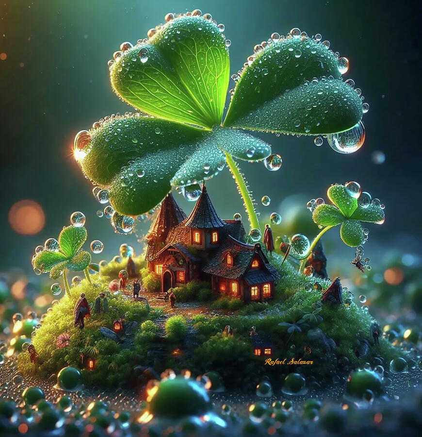 Clover Haven Ai Art by Rafael Salazar