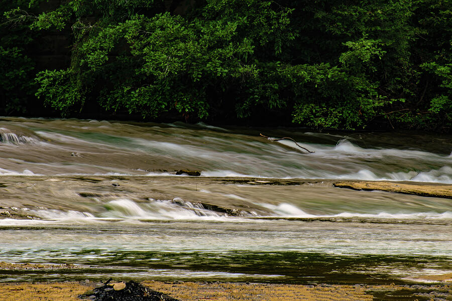 coal river Wv waterfall 01 Photograph by Flees Photos
