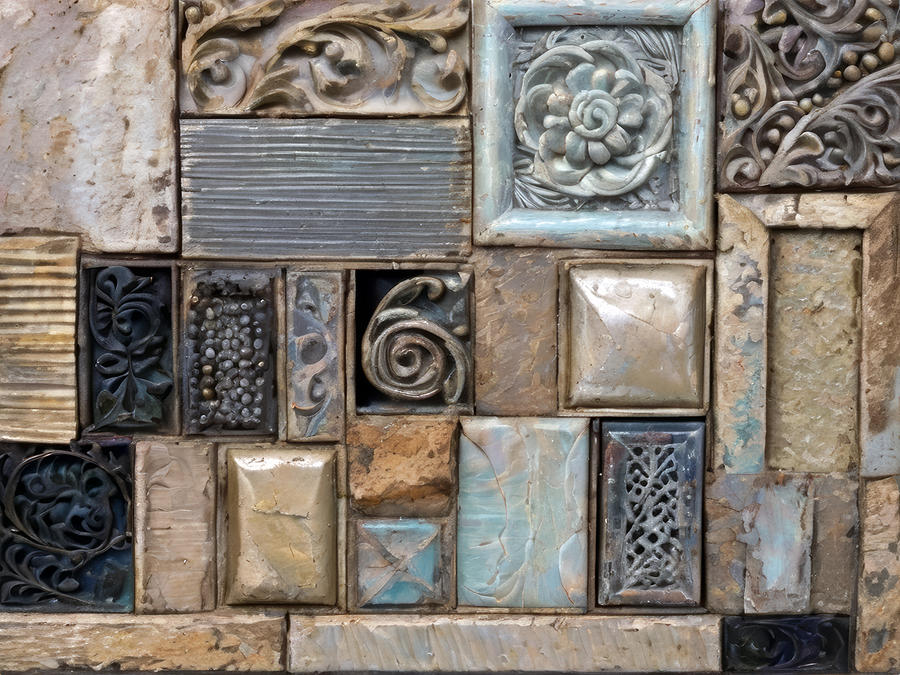 Collection of Antique Details Digital Art by Eris And AI