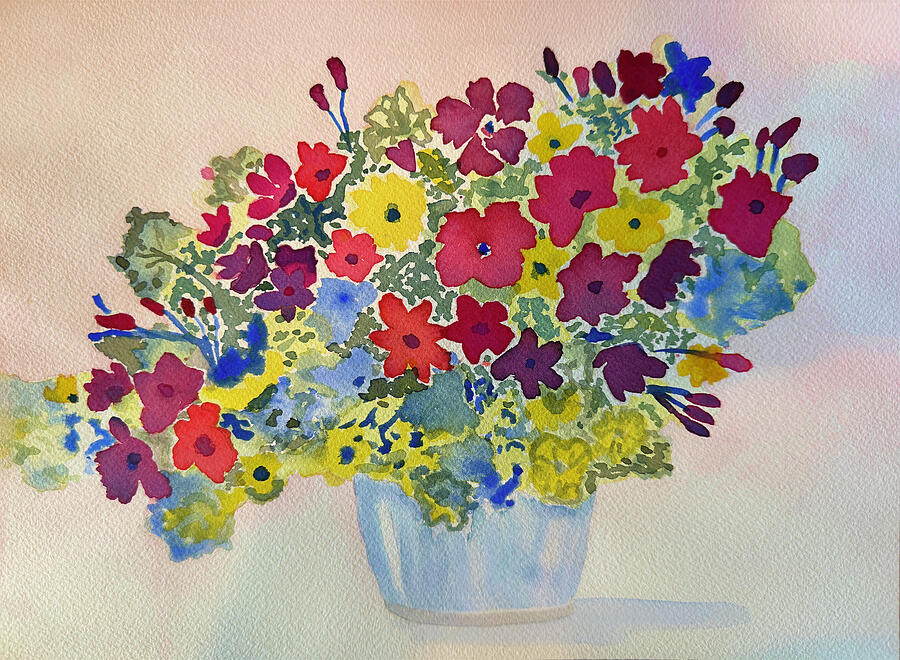 Colorful Garden Bouquet by Deborah League