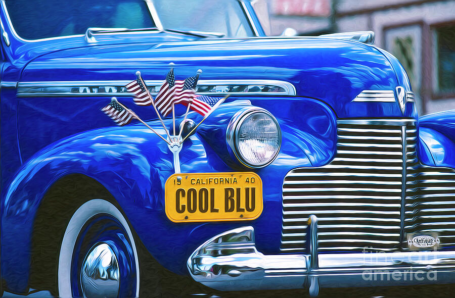 Cool Blu 1 Digital Art by William Gunn