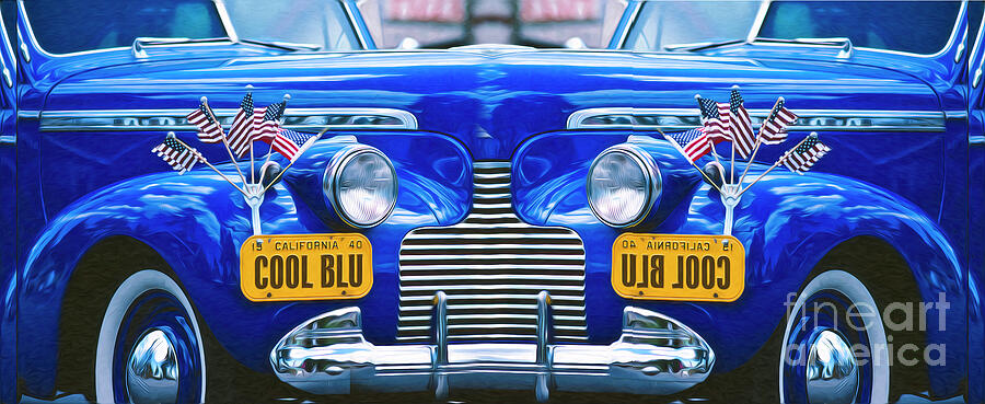 Cool Blu Digital Art by William Gunn