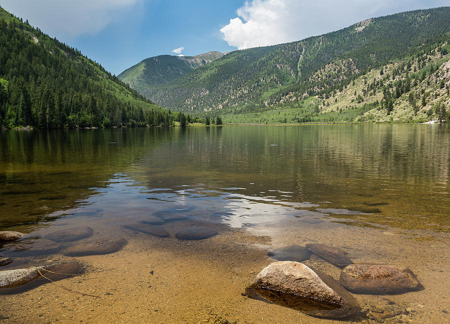 Cottonwood lake near Buena Vista Colorado Photograph by Steven Heap