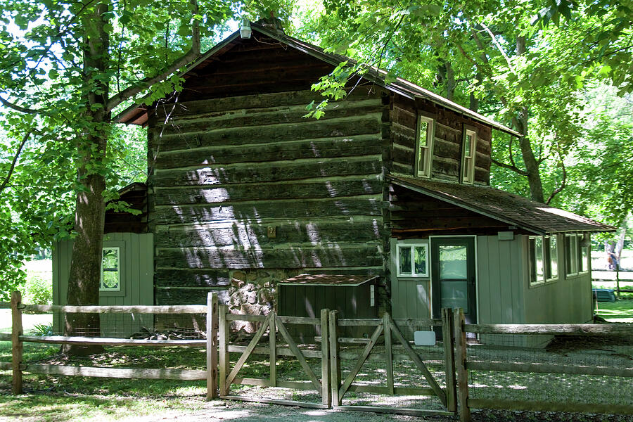 Country Log Home Photograph by Flees Photos