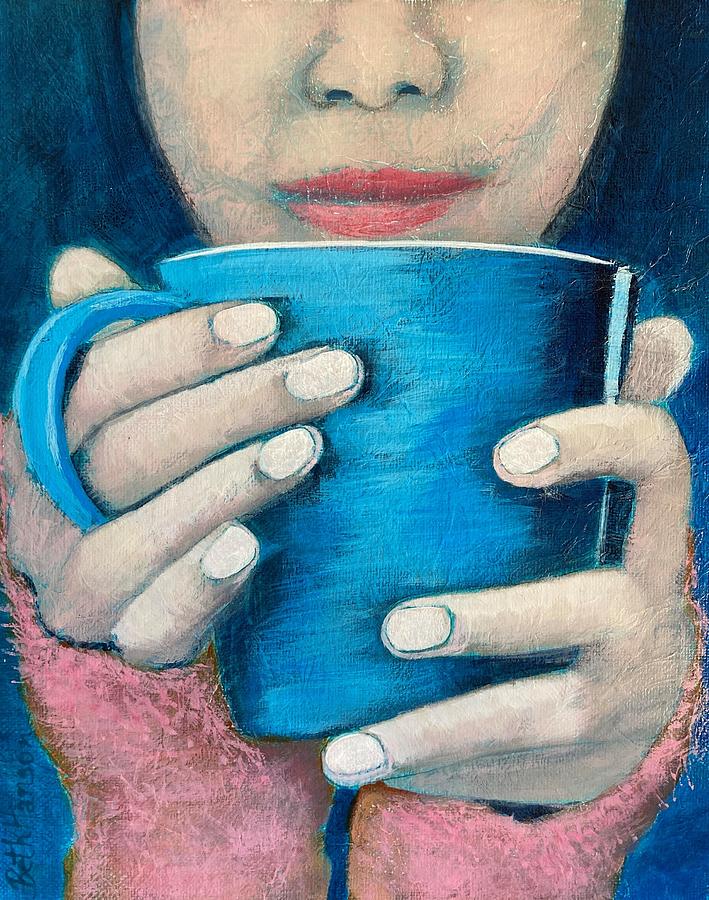 Cozy with Coffee Painting by Beth Hanson