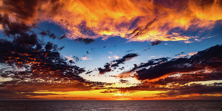 Crazy Cloud Sunsets Mazatlan Mexico Photograph by Tommy Farnsworth