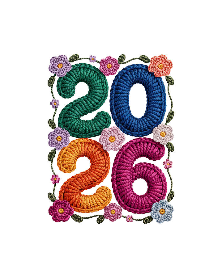 Crochet 2026 Digital Art by Joanna Redesiuk - Metal Posters