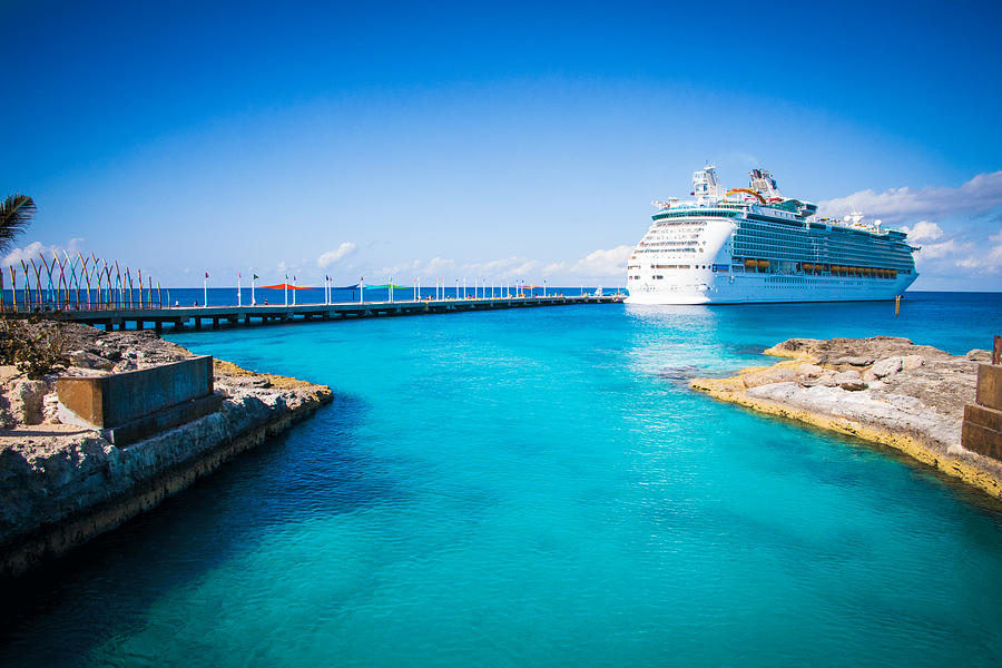 Cruise ship docking Photograph by Jonathan Babon