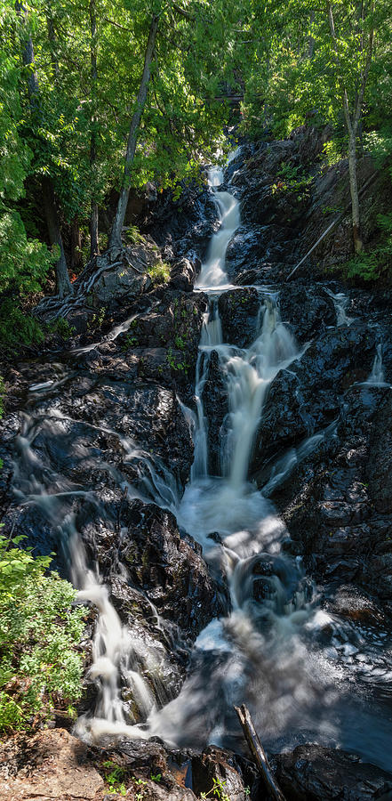 Crystal Falls, Hiawatha Highlands, Ontario 1 by John Twynam