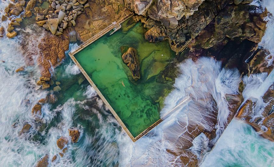 Curl Curl Rockpool Photograph by Andre Petrov