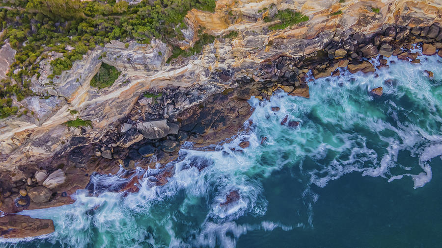 Curl Curl  Rocks Photograph by Andre Petrov