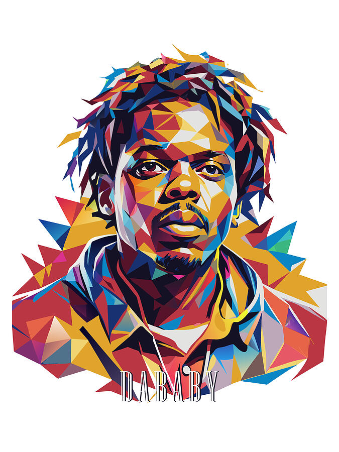 Dababy #2 in WPAP Pop Art Digital Art by Vector Artnesia