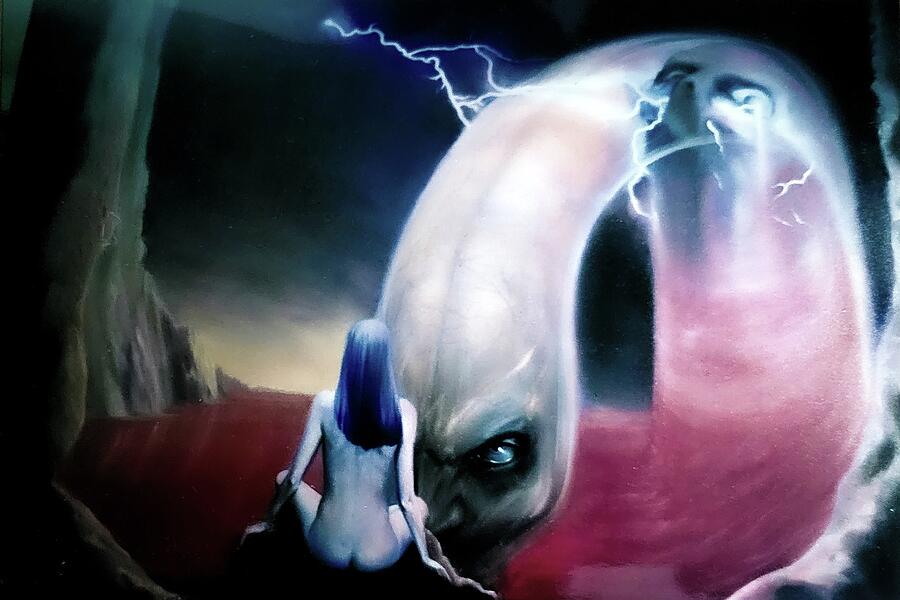 Dark Lust Painting by David Vincenzi