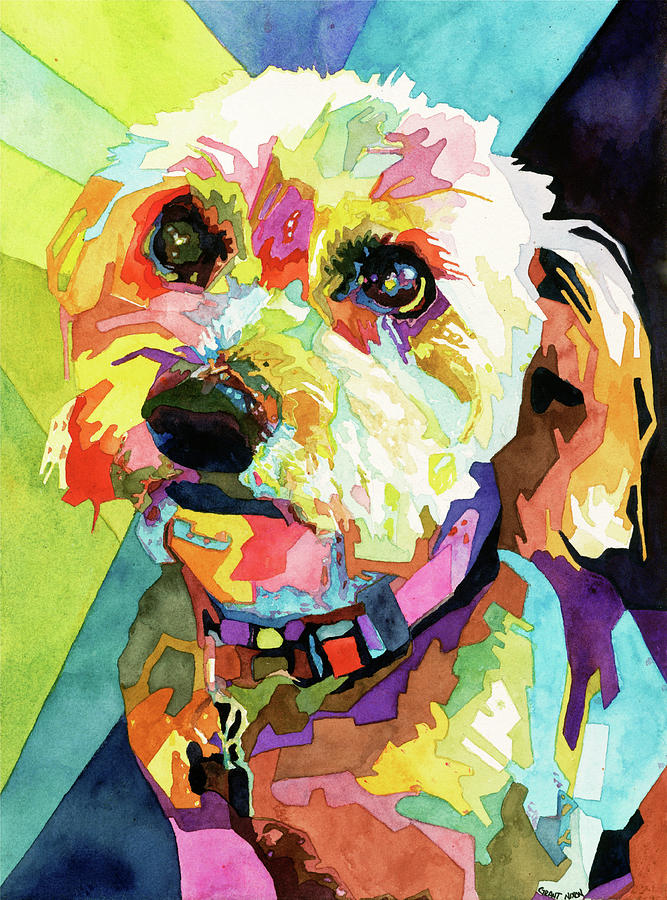 Dawg Face Painting by Grant Nixon
