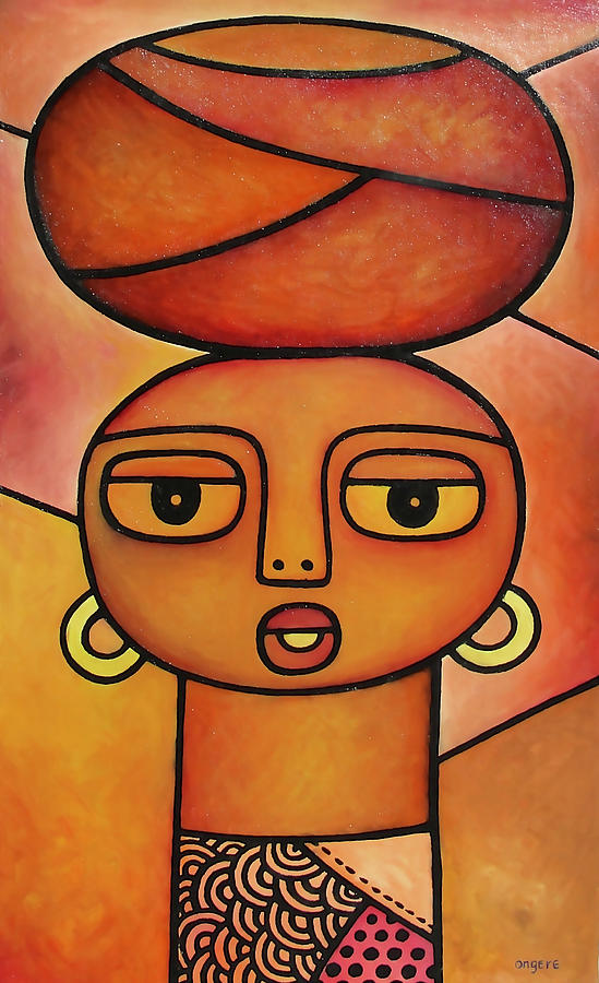 Days Meal Painting by Elisha Ongere