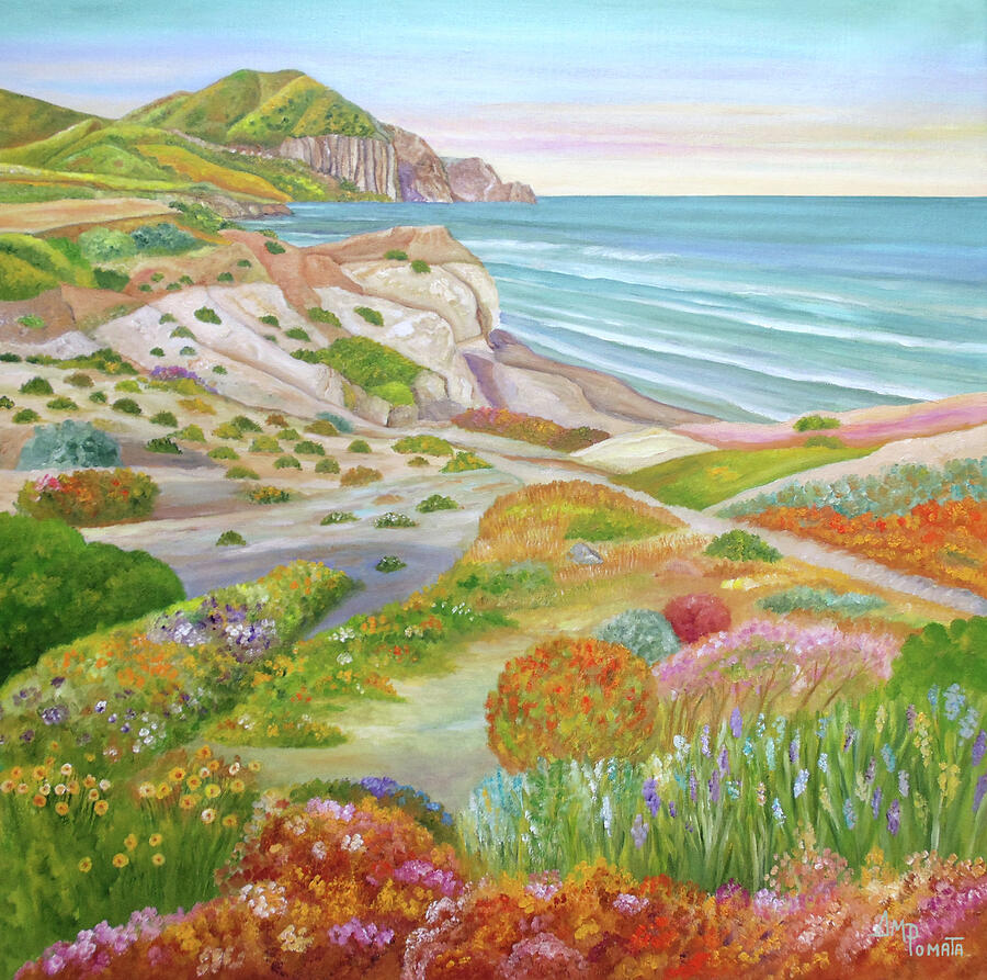 Days Of The Rising Tide Painting by Angeles M Pomata