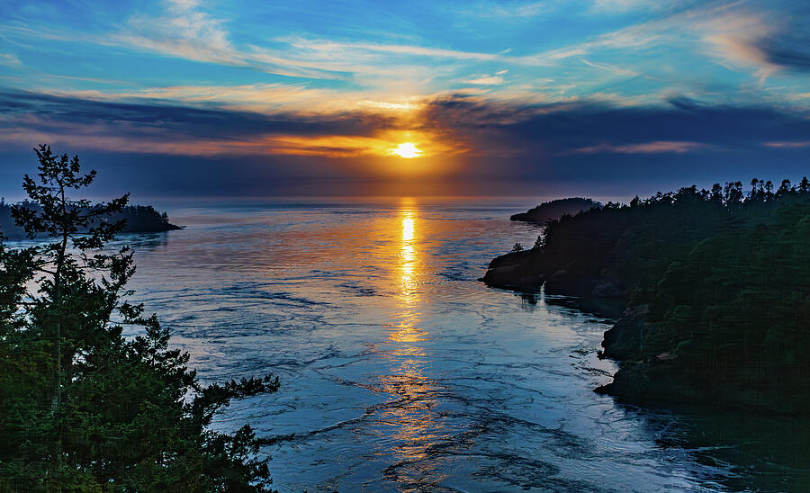 Deception Pass Sunset Photograph by Tommy Farnsworth