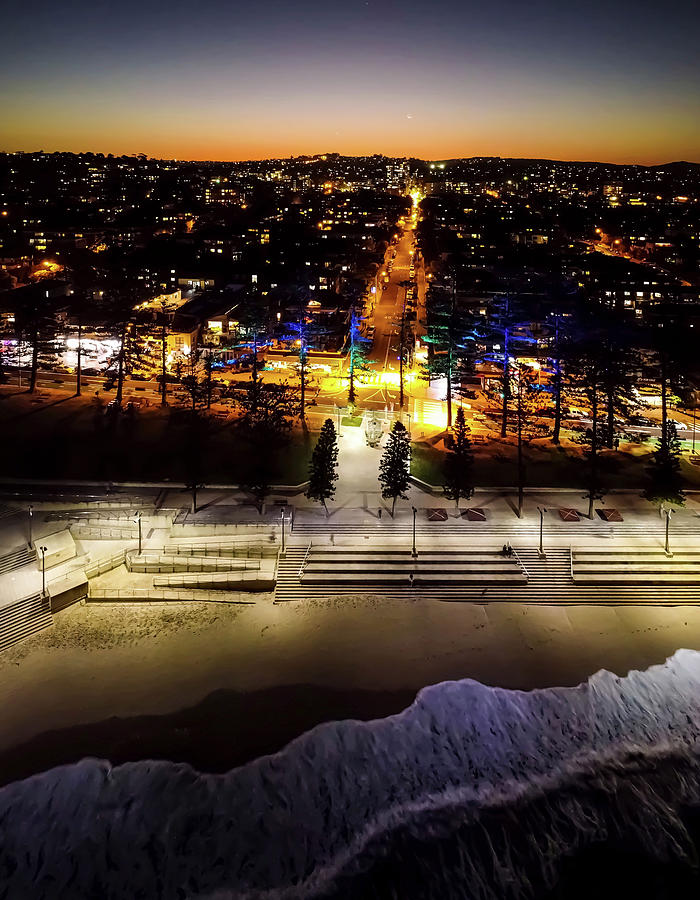Dee Why Last Light No 3 Photograph by Andre Petrov