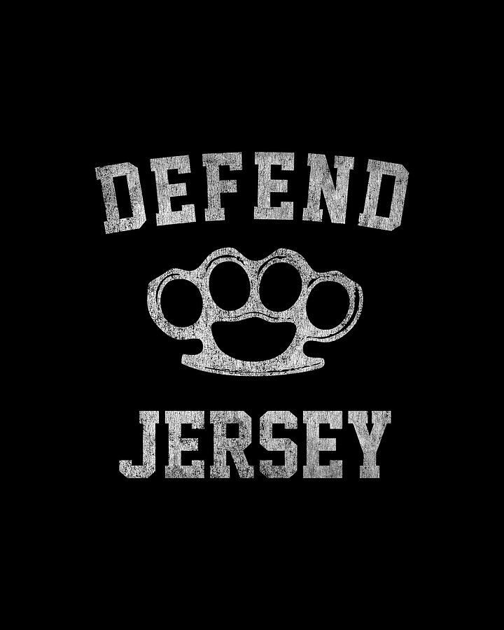 Defend Jersey Retro Digital Art by Flippin Sweet Gear