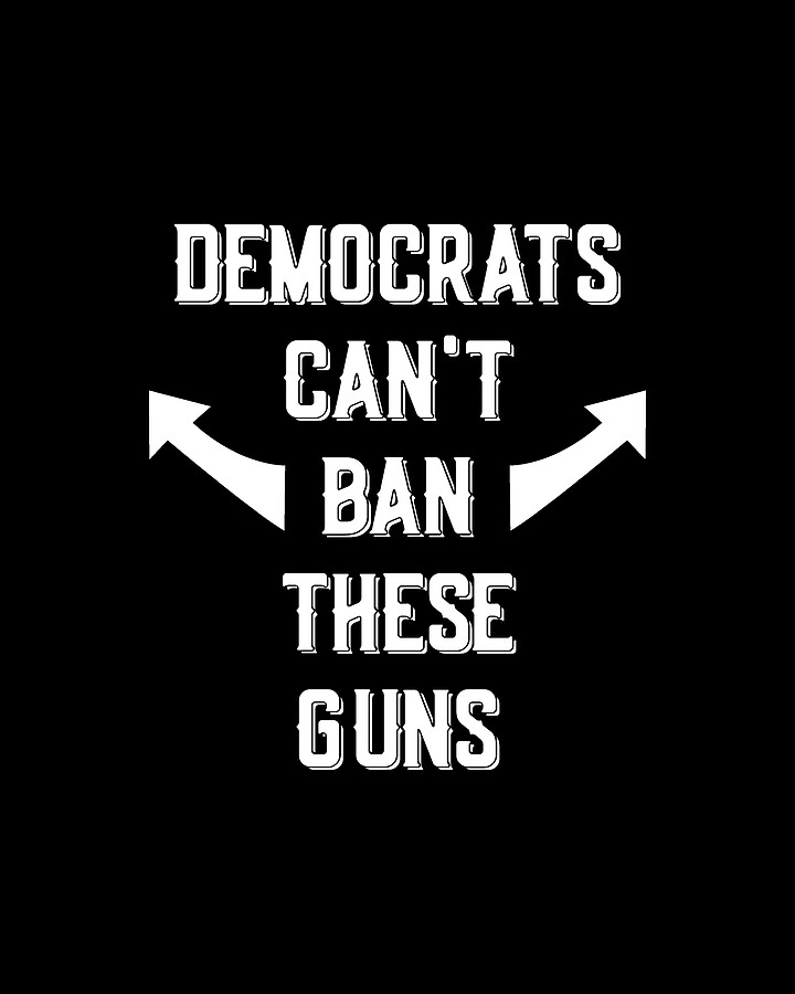 Democrats Cant Ban These Guns Digital Art by Flippin Sweet Gear