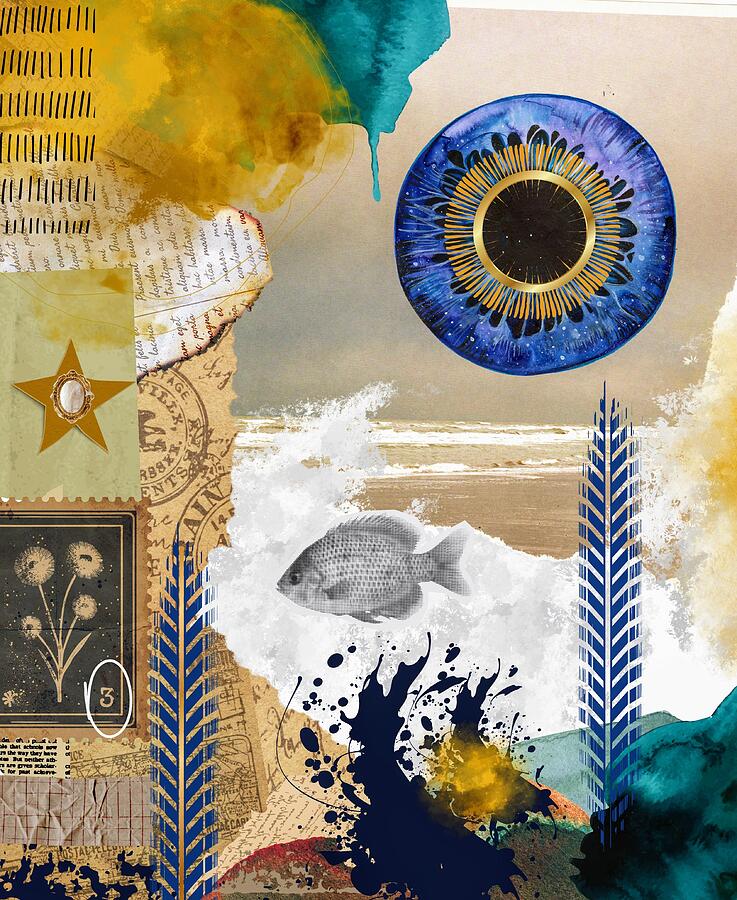 Distortion Mixed Media by Canessa Thomas
