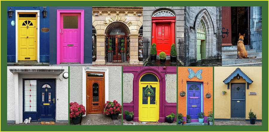 Doors of Ireland Photograph by Marshall Hurley
